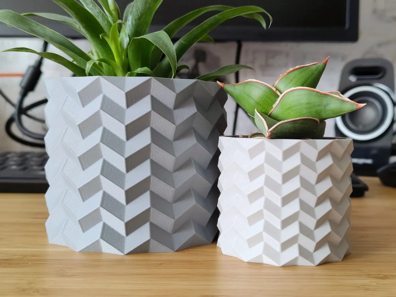 Geometric Origami Flower Planter